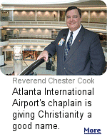 The Airport has two small interfaith chapels, where Cook and his staff help people in need of assistance.